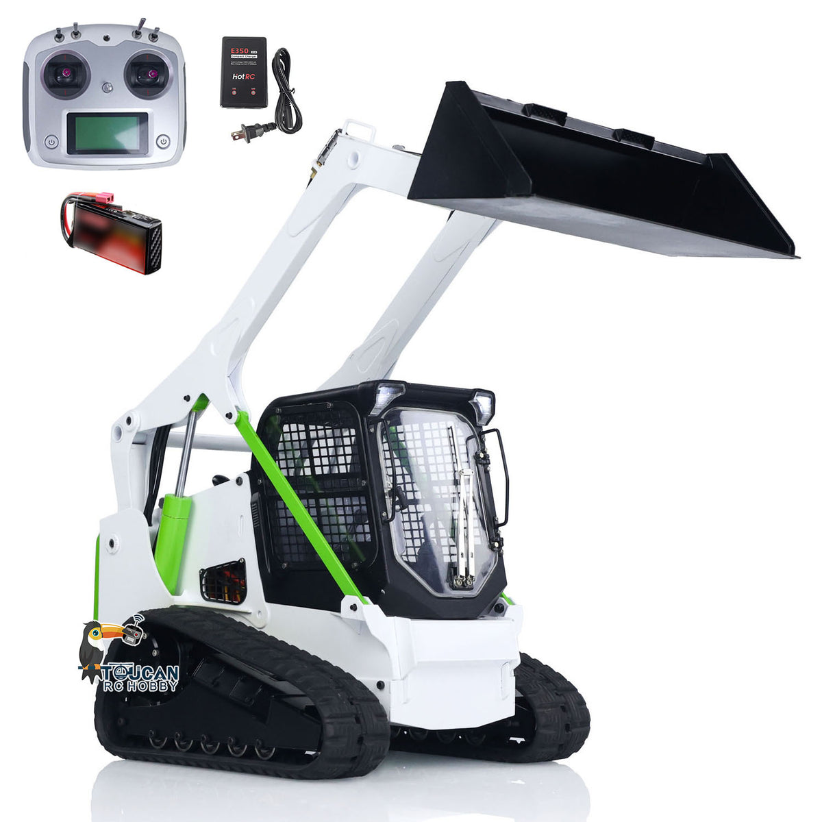 TOUCAN RC HOBBY LXY Fast Free Shipping SM770 1:14 RC Hydraulic RTR Skid-Steer Loader Metal Remote Control Truck Model