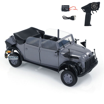 TOUCAN RC HOBBY 1/18 Heng Guan4-51 4x4 RC Command Vehicles 4WD Radio Control Off-road Car Model UPgraded Version Sound Light Smoke Unit ESC Servo Motor