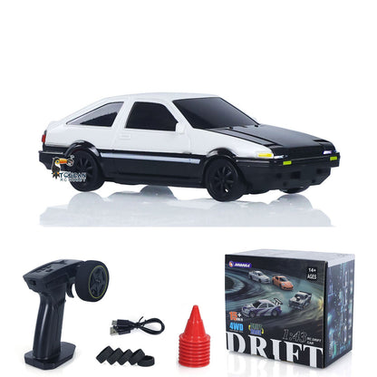 TOUCAN RC HOBBY JiaBaiLe 1/43 High Speed 2.4G Radio Controlled Racing Car RC Drift Vehicle 4WD RTR Mini Model Car Battery for Children