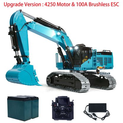 TOUCAN RC HOBBY  1/8 385CF Metal Hydraulic RC Excavator RTR 150KG Heavy Duty Remote Control Diggers Ready to Run Upgraded Version Models