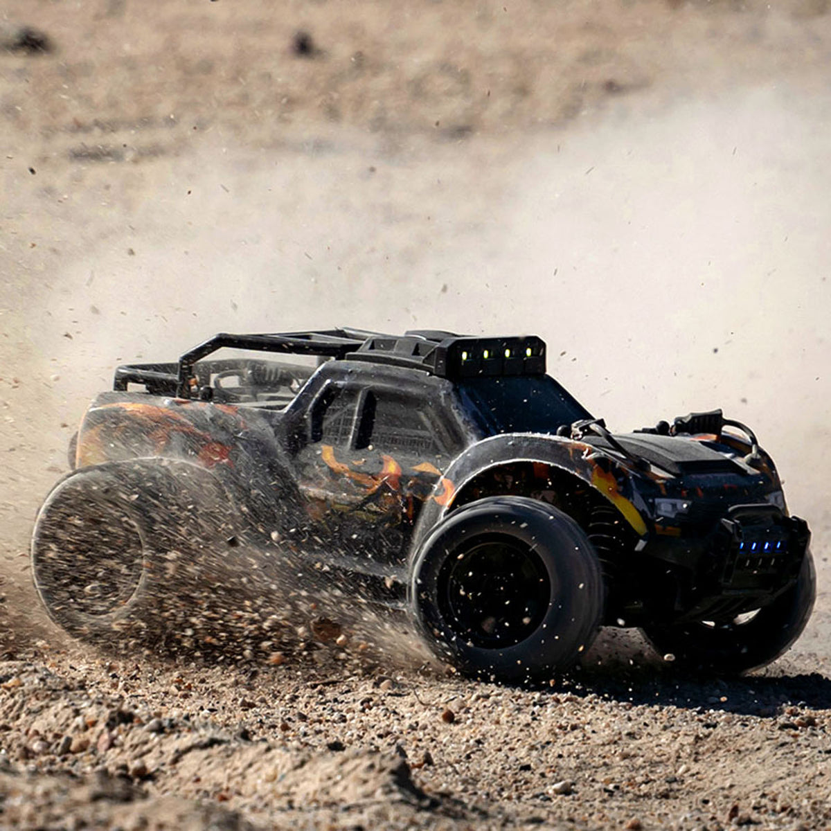TOUCAN RC HOBBY JJRC 1/18 2.4GHz RC 4WD Car C8810 Remote Control High Speed Off Road Vehicle RTR Carbon Brush Motor ESC Servo LED Lights Battery