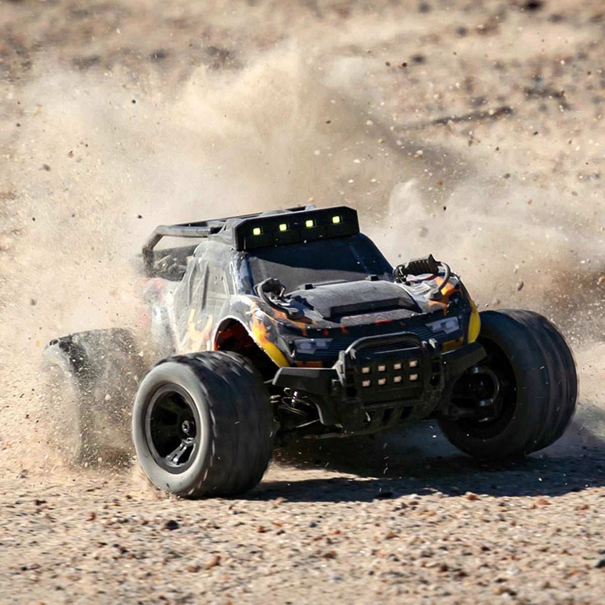 TOUCAN RC HOBBY JJRC 1/18 2.4GHz RC 4WD Car C8810 Remote Control High Speed Off Road Vehicle RTR Carbon Brush Motor ESC Servo LED Lights Battery