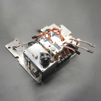 TOUCAN RC HOBBY CUT RC Hobby Metal Manual Quick Release Coupler Bucket Upgrade Parts Hydraulic System Pump Reversing Valve Cylinder for 1:14 RC Hydraulic 3 Arms Excavator EC160E