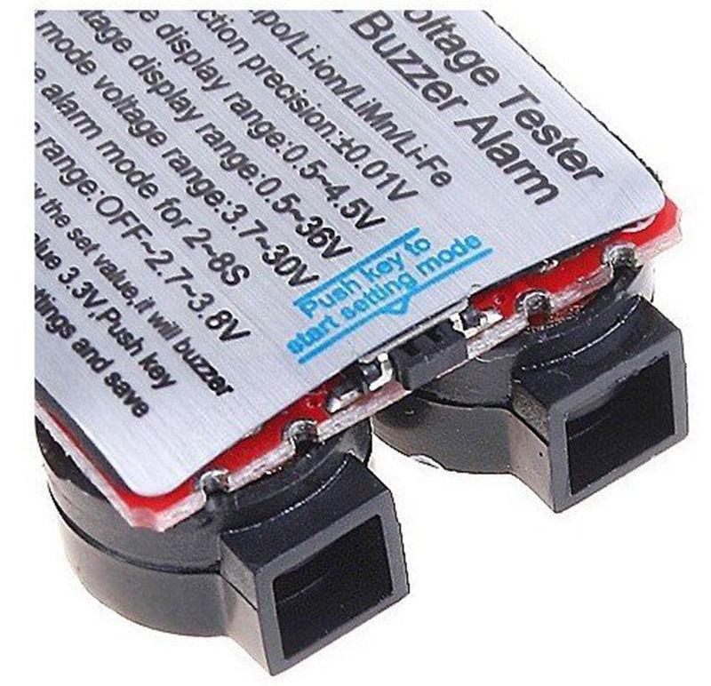 TOUCAN RC HOBBY HotRC Voltage Checker for 3.4V-27.2V LiPo Battery RC Crawler Tank Radio Controlled Truck Boat Car Hobby Model DIY Parts