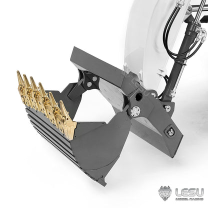 TOUCAN RC HOBBY LESU LR956 1/14 Metal RC Hydraulic Excavator B0031 Dual Pumps 7CH Valve RTR/PNP Light System
