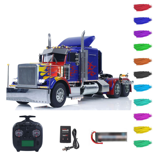TOUCAN RC HOBBY Kundenspezifischer DIY 6x4 1/14 RC Sattelzugmaschine 56344 RTR ST8 Funkfernsteuerung LKW Auto mit Sound-, Licht- und Raucheinheit Fahrgestellaufhängung