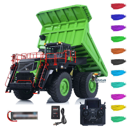 LESU 1/16 Hydraulic RC Mining Dump Truck Aoue R100E - Metal Shell RTR PNP