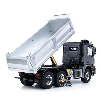 TOUCAN RC HOBBY MODO 6X6 Metal Chassis 3348 RC Hydraulic Dumper 1/14 Radio Controlled Tipper NO Lock Light Sound Radio Battery Construction Truck RTR