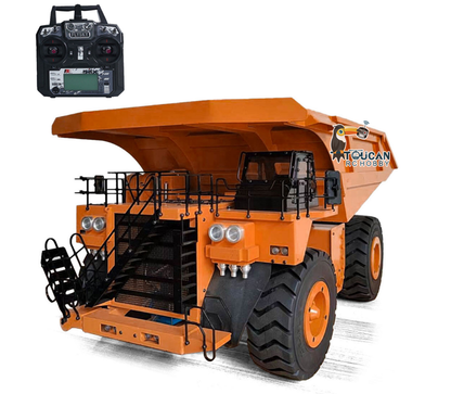 TOUCAN RC HOBBY 793D 1/20 Metal RC Hydraulic Mining Truck FS-i6X Radio Controller Spring Suspension Differential Rear Axle Light Warning Sound for Construction Model Collectors