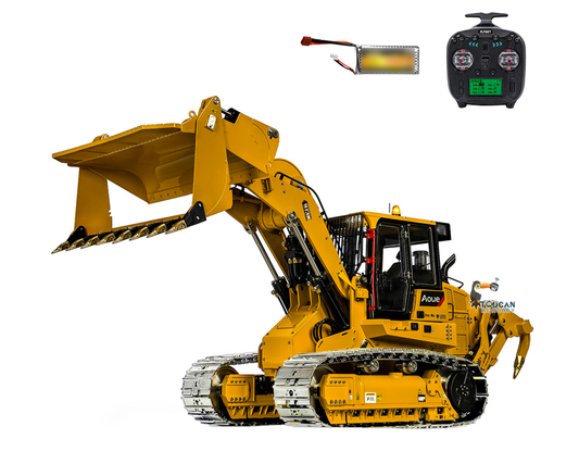 TOUCAN RC HOBBY LESU 1:14 973K Hydraulic RC Loader Tracked Radio Control Car Upgrade Version Kit/PNP/RTR Light Sound System ESC Servo Motor