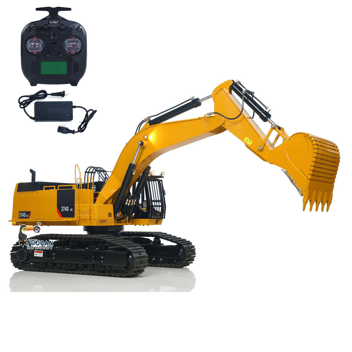 TYMX 374 1/8 Metal RC Hydraulic Excavator RTR Heavy Digger Model