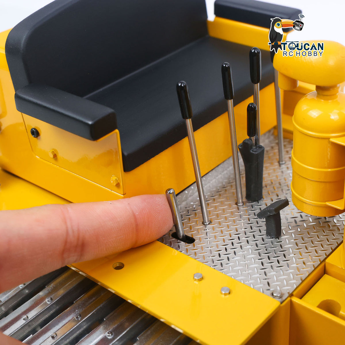 D7 1/14 Metal RC Hydraulic Bulldozer A2212/15T Brushless Drive Motor MDMODEL