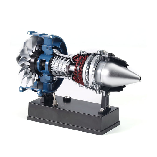 TOUCAN RC HOBBY Mini Metal Aero Turbofan Engine DM122 TXWH DIY Electric Model Collectible Decoration DM122 170+ Parts Manual Assembly Kits