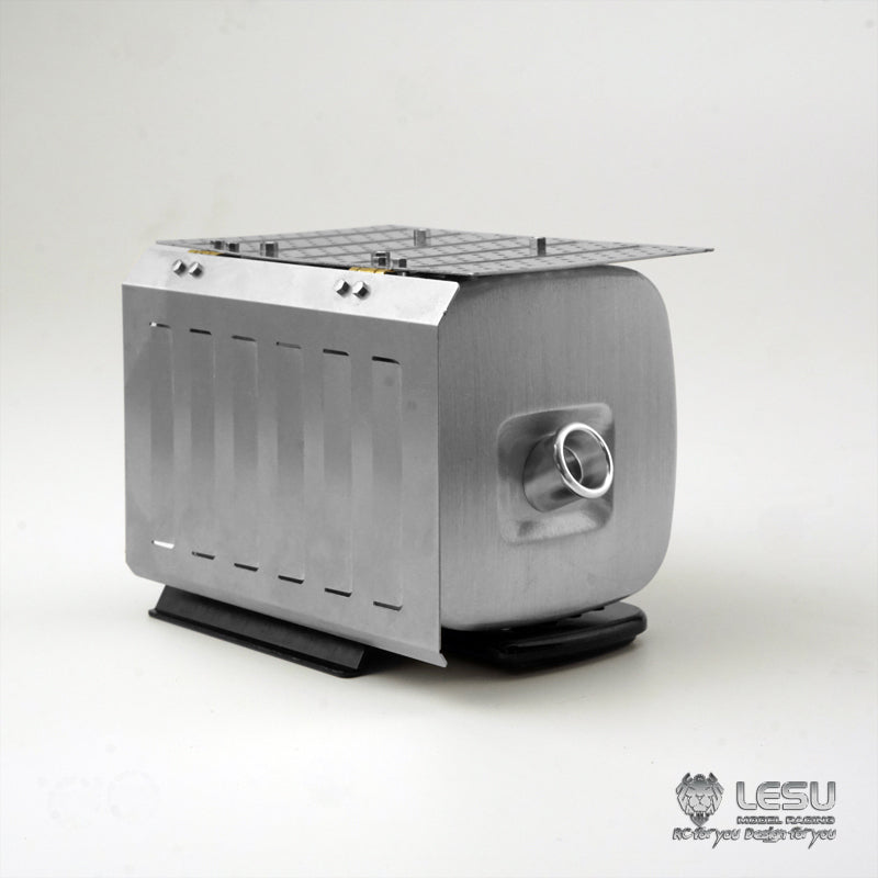 TOUCAN RC HOBBY 1/14 LESU Metal Front Bumper Exhaust Water Tank Air Filter Urea A Cans Suitable for 3363 3348 1851 RC DIY Car