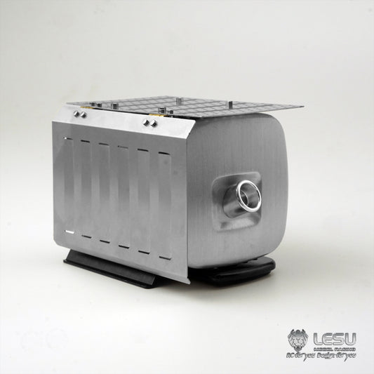 TOUCAN RC HOBBY 1/14 LESU Metal Front Bumper Exhaust Water Tank Air Filter Urea A Cans Suitable for 3363 3348 1851 RC DIY Car