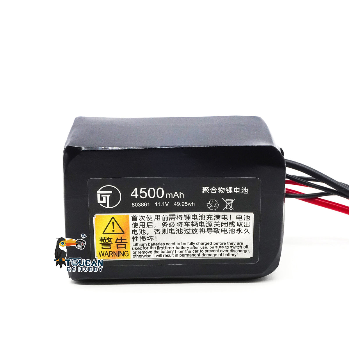 TOUCAN RC HOBBY CUT RC Hobby 4500mAh 11.1V Li-polymer Battery for 1/14 3Arms RC Hydraulic Excavator C914 RC Hydraulic Digger 2Arms LR926 R920 Model