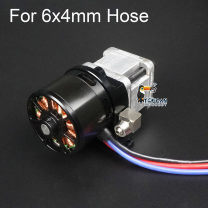 TOUCAN RC HOBBY CUT RC Hobby Metal Hydraulic Pump Brushless Motor Pressure Gauge 4020 for 1/12 1/14 RC Construction Vehicles 6x4MM 8x6MM