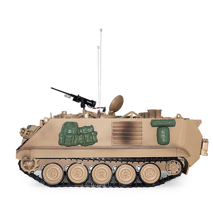 TOUCAN RC HOBBY Tongde 1/16 RC Military Tank M2412-C M113A2 APC Turret Rotation 360 Degree Infrared LED Light Sound Remote Control Electric