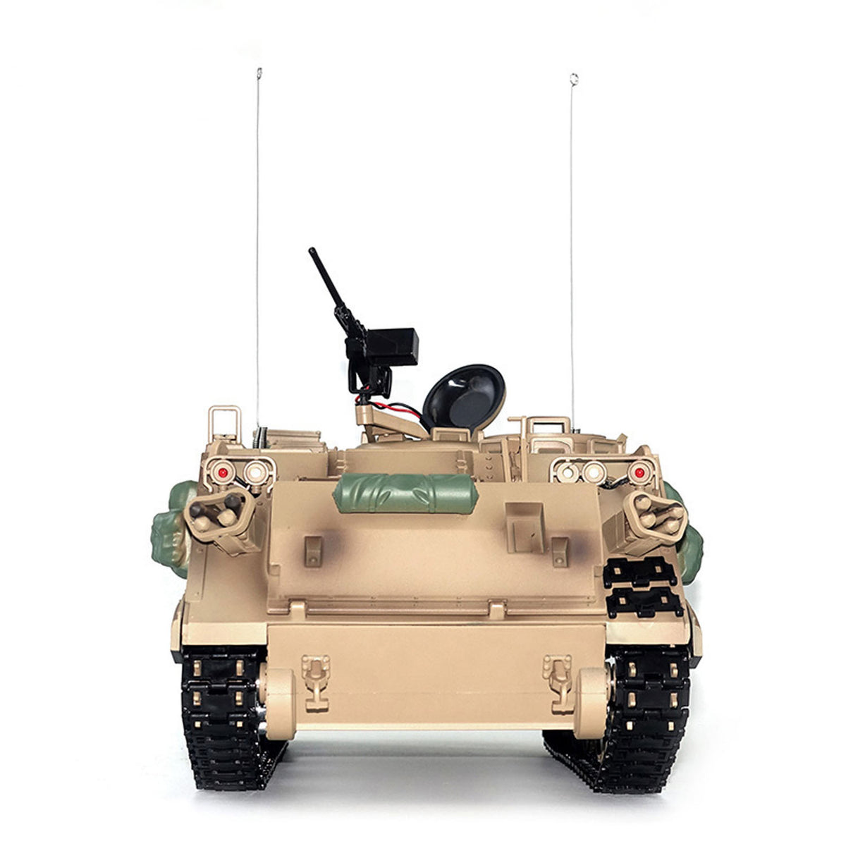 TOUCAN RC HOBBY Tongde 1/16 RC Military Tank M2412-C M113A2 APC Turret Rotation 360 Degree Infrared LED Light Sound Remote Control Electric