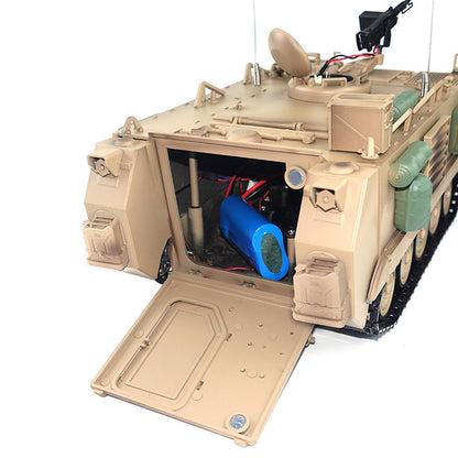 TOUCAN RC HOBBY Tongde 1/16 RC Military Tank M2412-C M113A2 APC Turret Rotation 360 Degree Infrared LED Light Sound Remote Control Electric