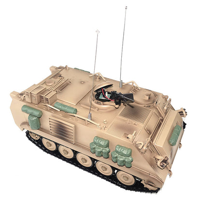 TOUCAN RC HOBBY Tongde 1/16 RC Military Tank M2412-C M113A2 APC Turret Rotation 360 Degree Infrared LED Light Sound Remote Control Electric