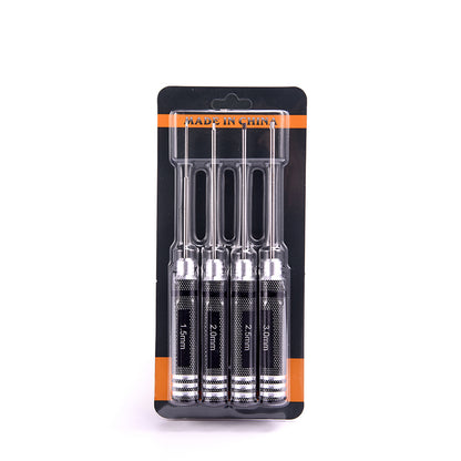 TOUCAN RC HOBBY YZWJ Metal 4pcs Hex Screw Driver Set Tool Kit for 1/14 RC Car Radio Controlled Vehicle DIY Part 1.5mm 2.0mm 2.5mm 3.0mm Hobby Model