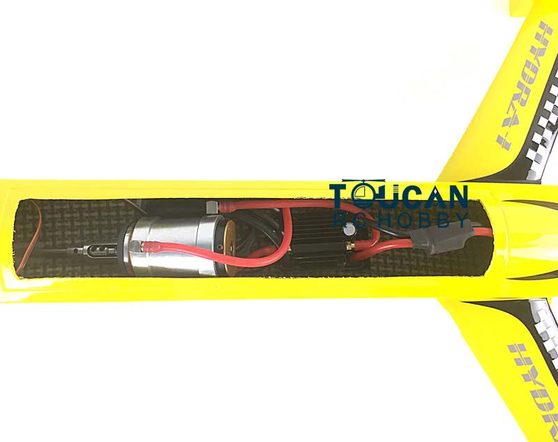 TOUCAN RC HOBBY DT H660 100KM/H White Yellow Electric Race PNP RC Racing Boat Para?aramid Fiber W/ Motor Servo ESC Hardware DIY Model W/O Battery 660*500*80mm