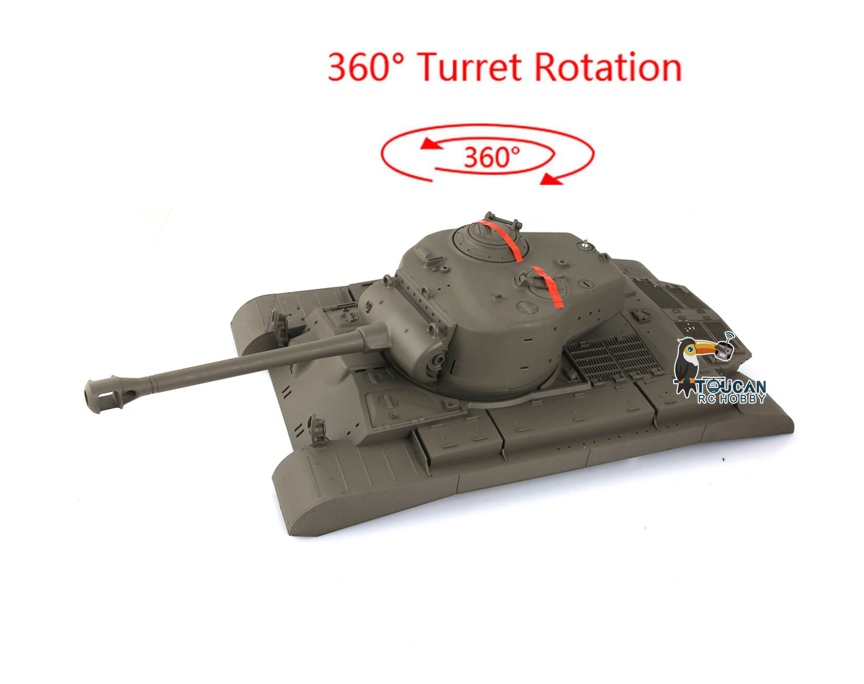 TOUCAN RC HOBBY Heng Long 1/16 Scale USA M26 Pershing RC Tank 3838 Upper Hull W/ 360 Degree Turret