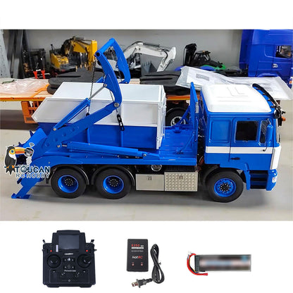 JXModel F2000 1/14 Metal RC Hydraulic Skip Loader 6x4 Swing Arm Dumper Truck