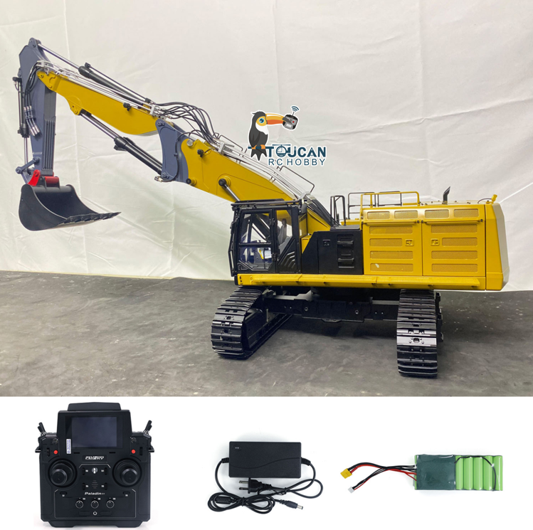 TOUCAN RC HOBBY BMG C374 1/14 Metall RC Hydraulik RTR Abbruchbagger 3 Arme Kabinenlift 6-Wege-Ventil PL18EV Fernsteuerung Licht Sound für Sammler