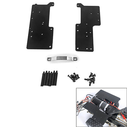 TOUCAN RC HOBBY LESU CNC Metal Platform Battery Compartment for DIY 1:14 3363 3348 1851 RC Tractor Truck Dumper Remote Controlled Tipper DIY Model