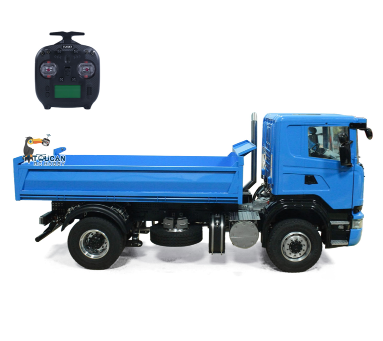 TOUCAN RC HOBBY LXY 1/14 4*4 RC Hydraulic Dumper Car Remote Control Dump Truck Metal Tipper Electric Model 3-speed Transmission