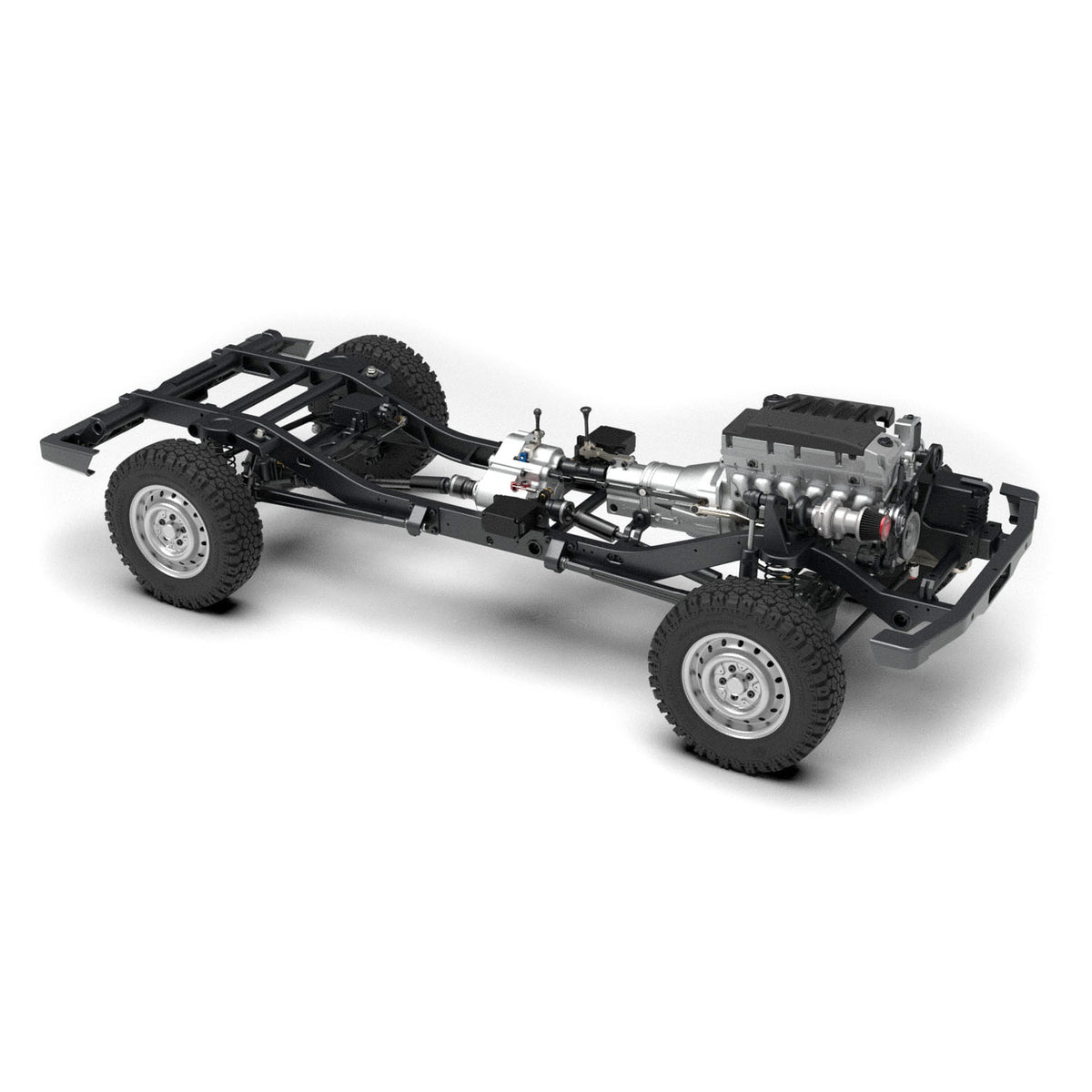 TOUCAN RC HOBBY CAPO 1/8 4WD RC Off Road Car W460 Kit CNC Metal Car Shell Differential Locks Openable Doors 2Speed Gearbox No Electronic Parts