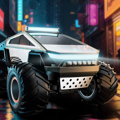 TOUCAN RC HOBBY JJRC 1/14 RC 4*2 Off Road Vehicle Q202 2.4GHz Electric Remote Control Pickup Truck Alloy Shell LED Lights Sound Battery Ready to Go