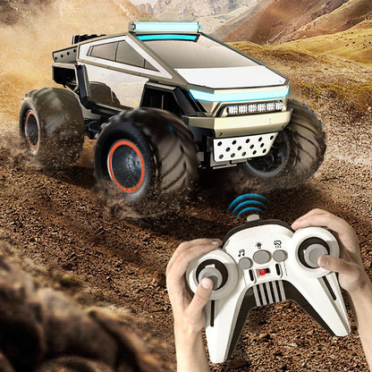 TOUCAN RC HOBBY JJRC 1/14 RC 4*2 Off Road Vehicle Q202 2.4GHz Electric Remote Control Pickup Truck Alloy Shell LED Lights Sound Battery Ready to Go