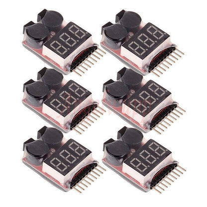 TOUCAN RC HOBBY HotRC Voltage Checker for 3.4V-27.2V LiPo Battery RC Crawler Tank Radio Controlled Truck Boat Car Hobby Model DIY Parts