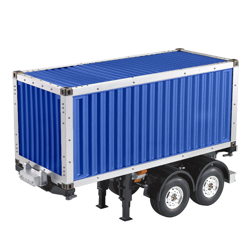 TOUCAN RC HOBBY HHRC 1/14 20ft RC Semi Trailer DIY Remote Controlled Tractor Truck 2Axles Chassis with Container KIT Car Model