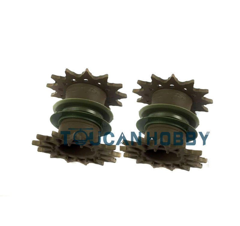 TOUCAN RC HOBBY Plastic Tracks Sprockets Road Driving Wheels Suspension Bars Idlers Stickers Decoration Parts Bag For Heng Long 1/16 USA M26 Pershing 3838 RC Tank