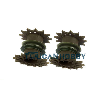 TOUCAN RC HOBBY Plastic Tracks Sprockets Road Driving Wheels Suspension Bars Idlers Stickers Decoration Parts Bag For Heng Long 1/16 USA M26 Pershing 3838 RC Tank