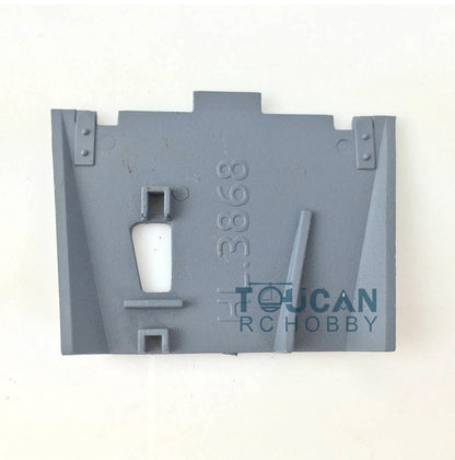 TOUCAN RC HOBBY Heng Long Rear Rack Turret machine Gun Shield Plastic Accessories Pack Chassis Spare Part Decal For HL 1/16 3868 RC Tank Vehicle Model