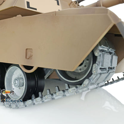 TOUCAN RC HOBBY Heng Long 1/16 TK7.0 Profession USA Abrams M1A2 RTR RC Tank 3918 FPV 360 Degrees Turret Barrel Recoil BB IR Metal Tracks Gearbox Sprockets Idlers Road Wheels