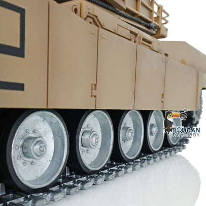 TOUCAN RC HOBBY Heng Long 1/16 TK7.0 Profession USA Abrams M1A2 RTR RC Tank 3918 FPV 360 Degrees Turret Barrel Recoil BB IR Metal Tracks Gearbox Sprockets Idlers Road Wheels