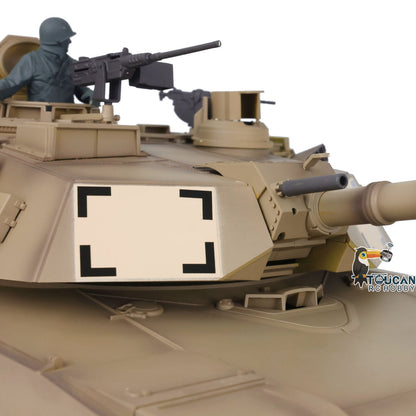 TOUCAN RC HOBBY Heng Long 1/16 TK7.0 Profession USA Abrams M1A2 RTR RC Tank 3918 FPV 360 Degrees Turret Barrel Recoil BB IR Metal Tracks Gearbox Sprockets Idlers Road Wheels