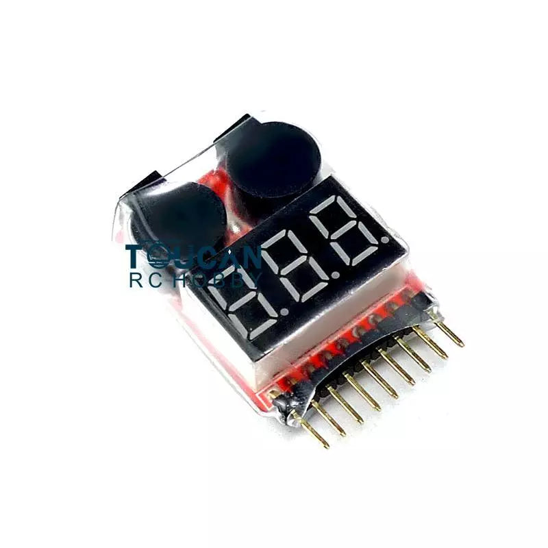 TOUCAN RC HOBBY US Stock HotRC Voltage Checker for 3.4V-27.2V LiPo Battery RC Crawler Tank Truck Boat Car