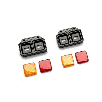TOUCAN RC HOBBY Plastic Tail Light Housing Warning Rear Lamp Shell for DIY 1:14 Remote Control Tractor Truck Model Vehicle Car Upgrade Parts