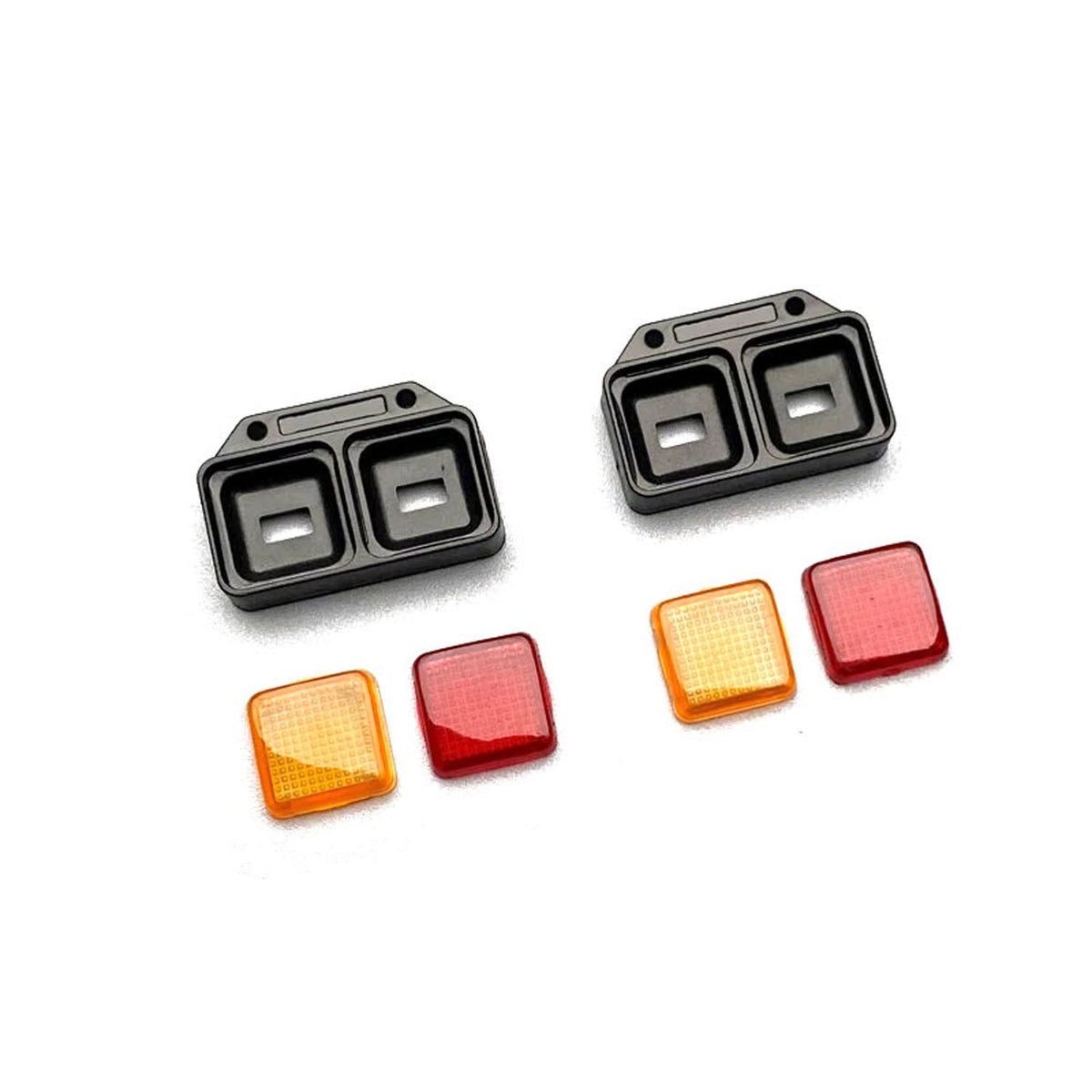 TOUCAN RC HOBBY Plastic Tail Light Housing Warning Rear Lamp Shell for DIY 1:14 Remote Control Tractor Truck Model Vehicle Car Upgrade Parts