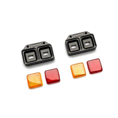 TOUCAN RC HOBBY Plastic Tail Light Housing Warning Rear Lamp Shell for DIY 1:14 Remote Control Tractor Truck Model Vehicle Car Upgrade Parts