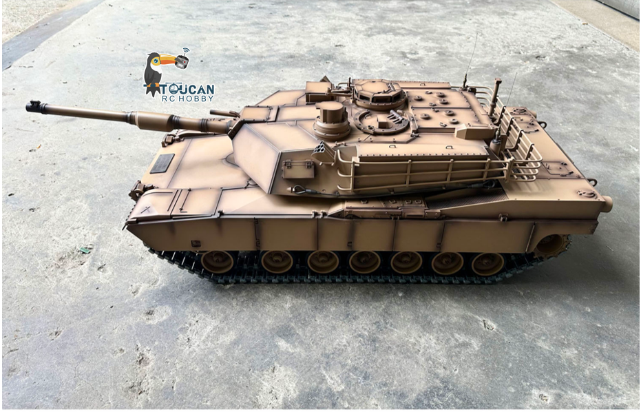 Henglong M1A2 1/8 Metal RC Tank 3918 Remote Control Military Armored Vehicle for Adult
