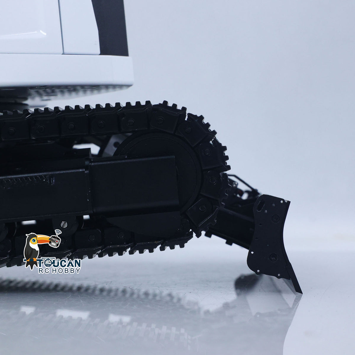 BMG C308 1/14 Metal RC Hydraulic Excavator RTR 4CH Valve Quick Coupler Thumb Grab Light System