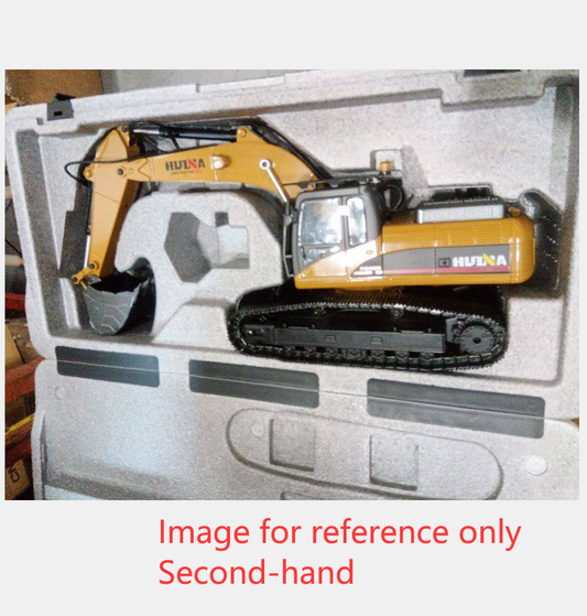 TOUCAN RC HOBBY Second Hand US Stock HUINA New Upgrade 580 1/14 Metal Excavator Model Engineering Vehicle Electric Ball Grabber 360 Rotating Shear Claw Sound Lights